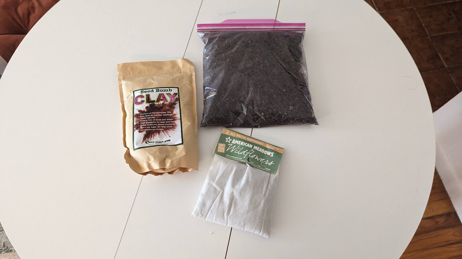 Making seed bombs